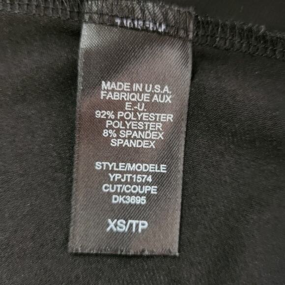 Guess Authentic Brand Women's Black Adjustable Strap Fitted Bodice Top XS - Picture 6 of 7